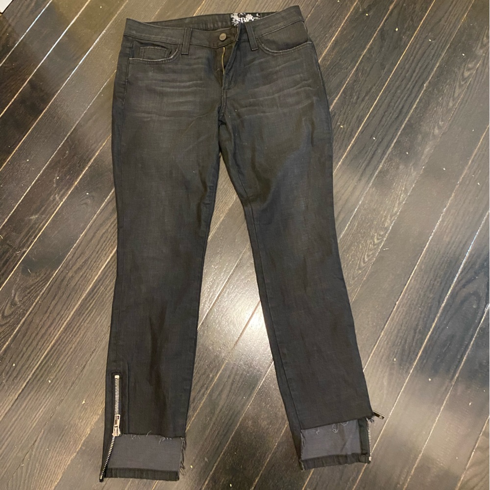 SIWY black jean with zipper ankle size 28